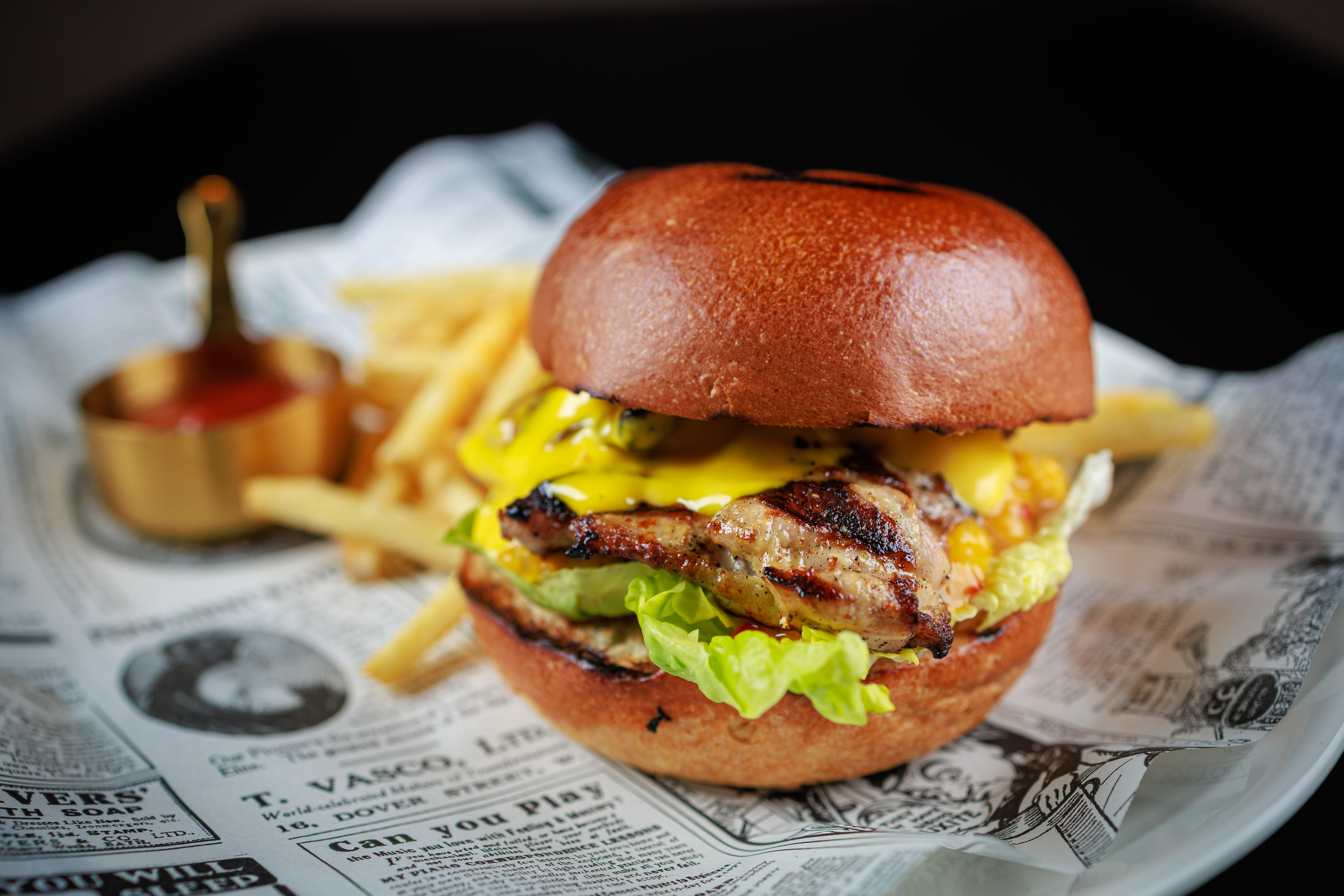Grilled Chicken Burger